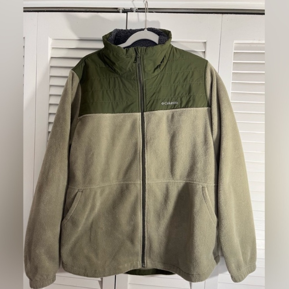 Columbia Sawyer Rapids Overlay Full Zip Fleece size XL